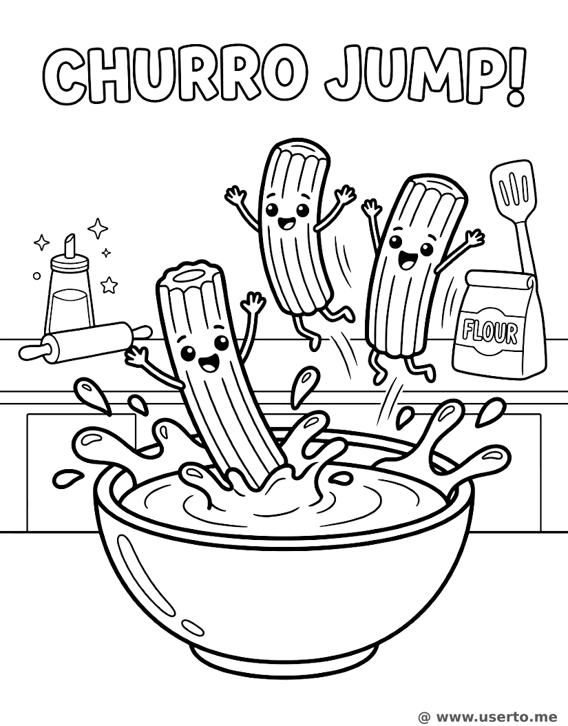 Festa do Splash de Churro e Chocolate