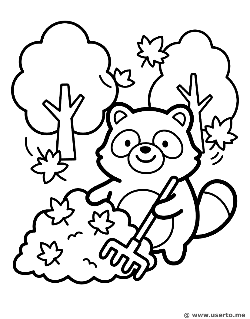 Tanuki's Crunchy Leaf Pile