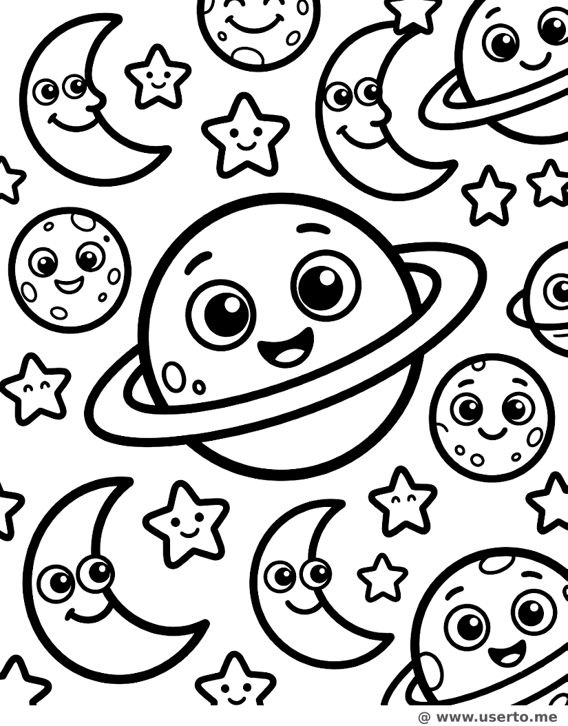 Planetas Risueños y Estrellas Brillantes