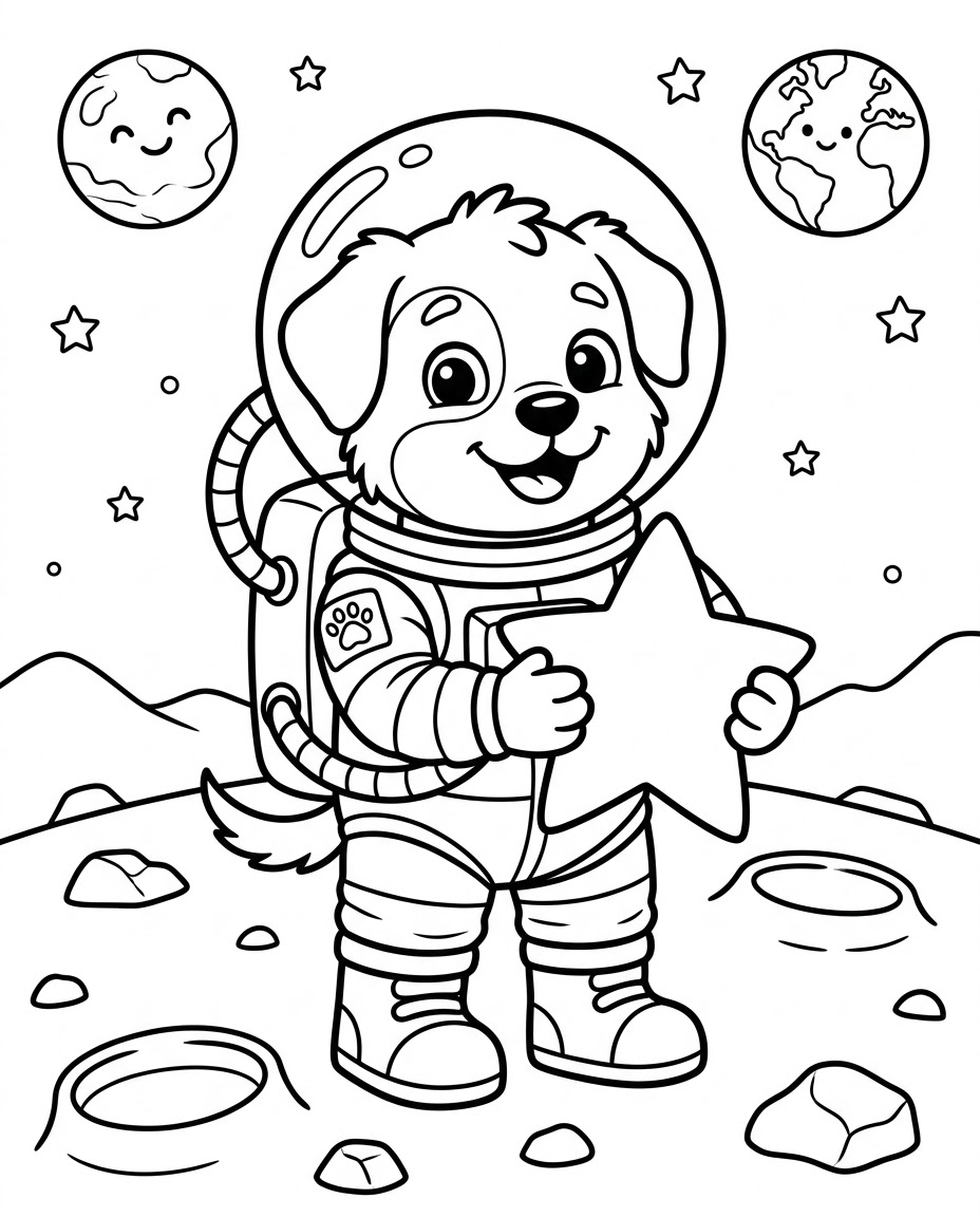 Astronaut Puppy