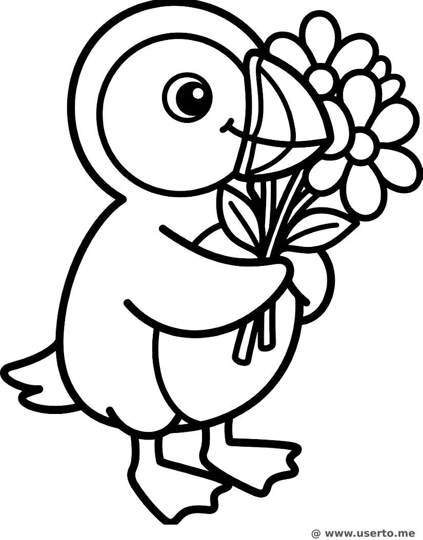 퍼핀의 꽃 선물
