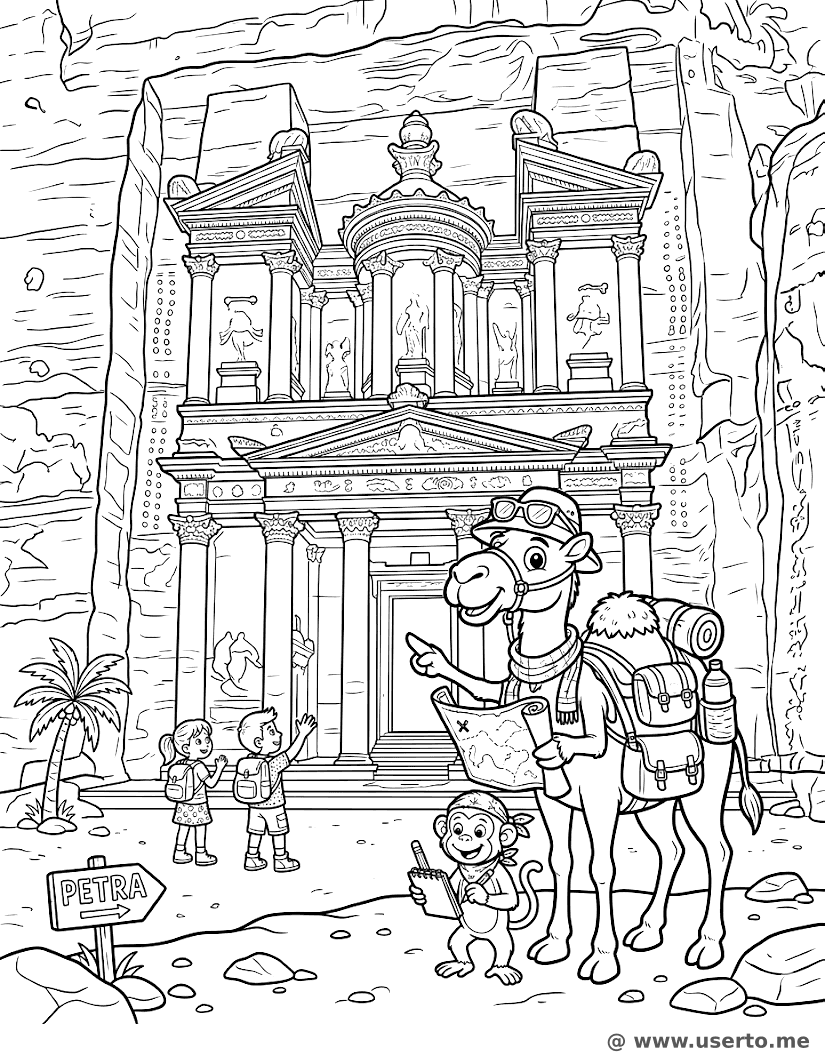 Camel Explorer in Petra