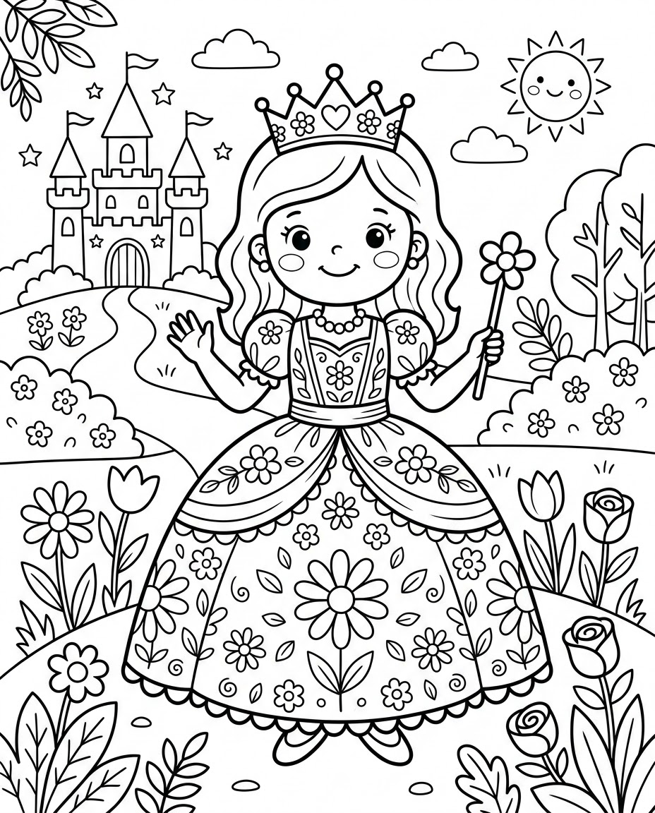 Forest Princess of Flowers