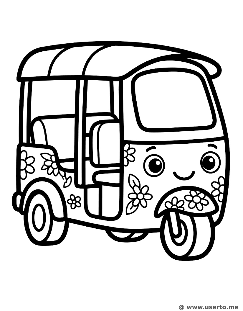 Das freundliche Thai Tuk-Tuk