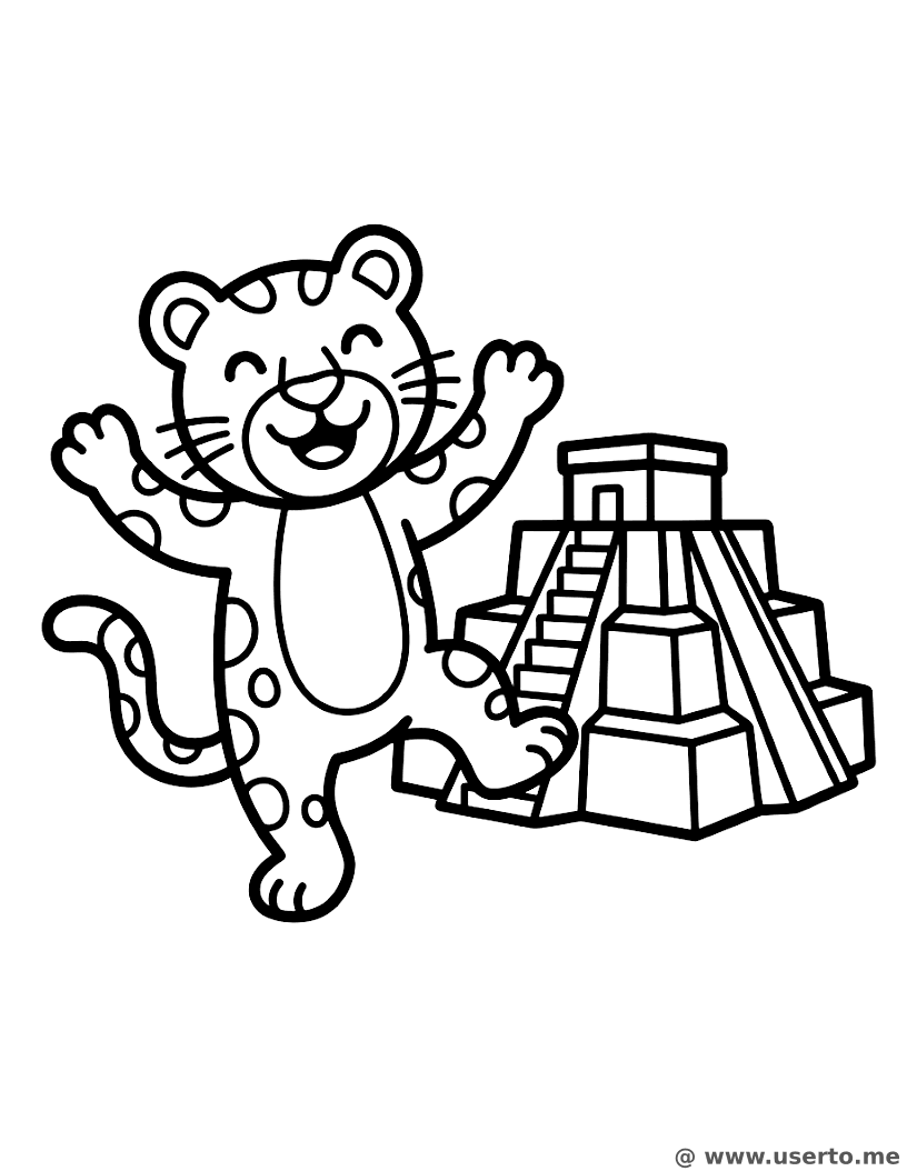 Dancing Jaguar at Chichen Itza