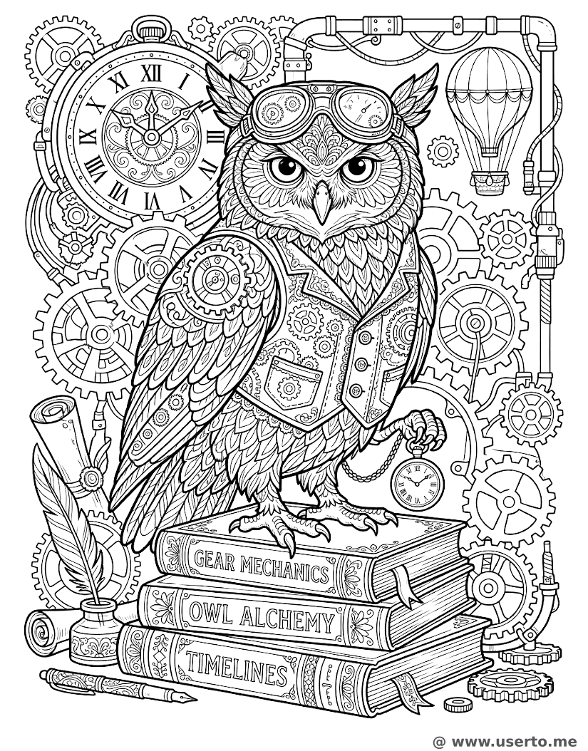 Professor Hoot's Clockwork Lab