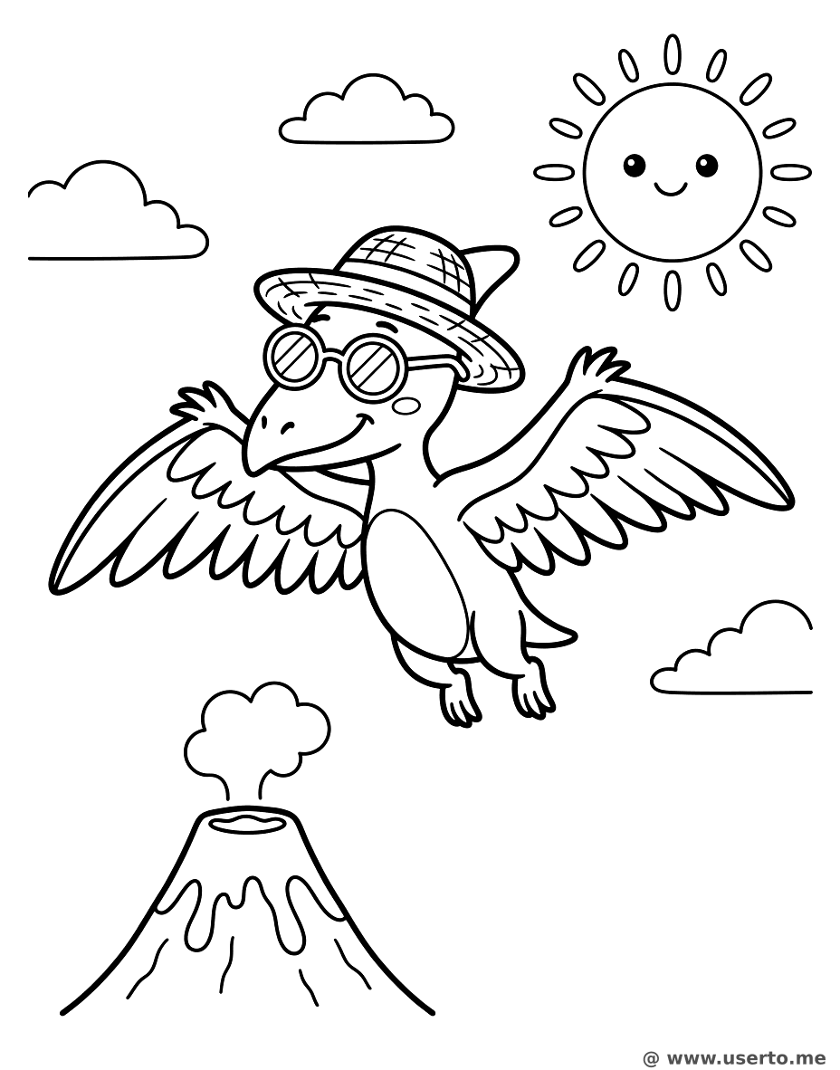 El Vuelo Soleado del Pterodáctilo