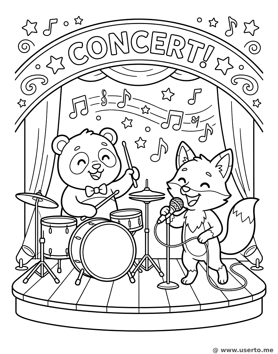 Tierband-Konzert