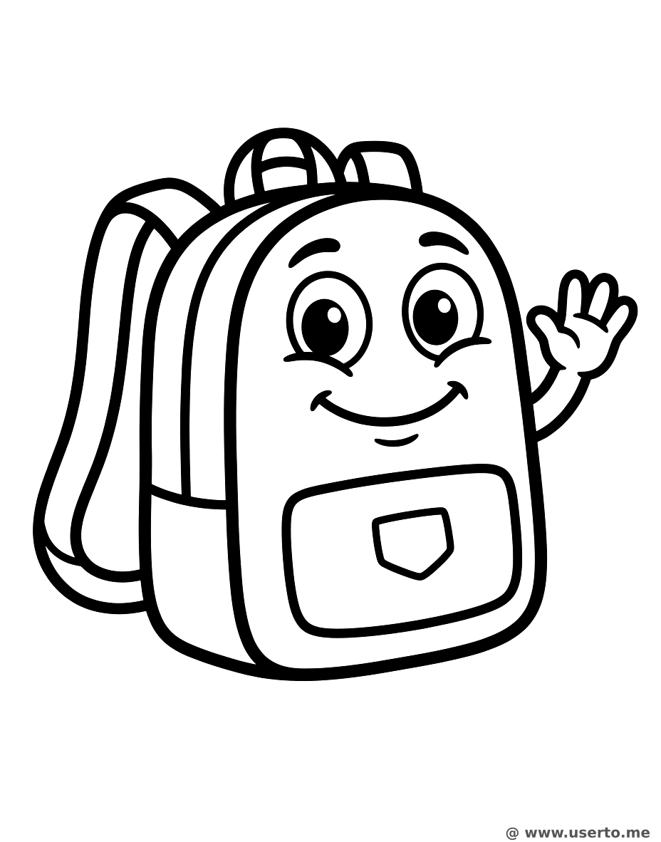 Waving Backpack Friend