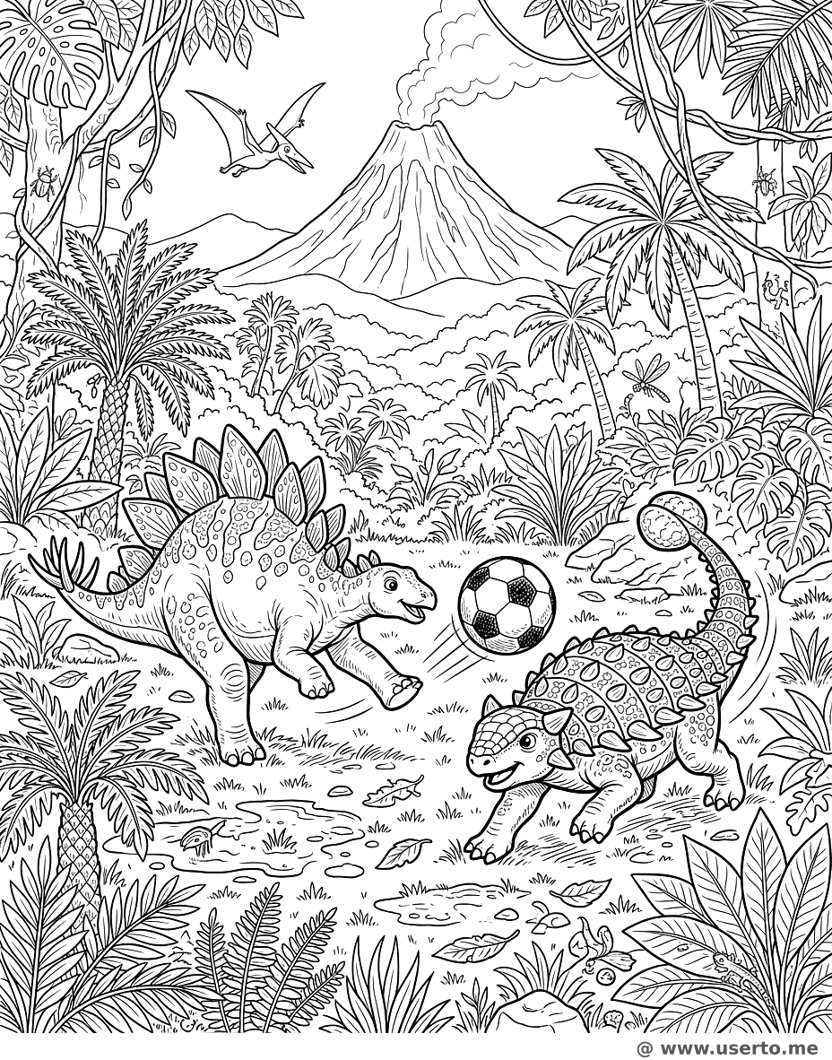 Jogo de Futebol Dino