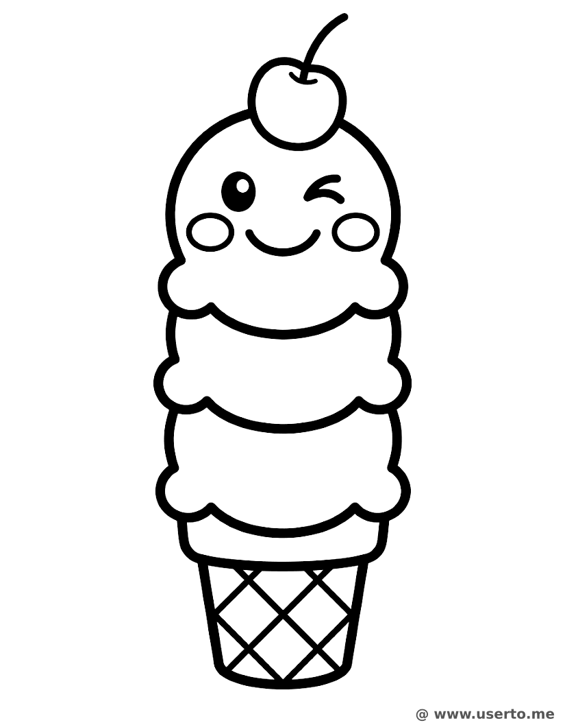 Giant Winking Ice Cream