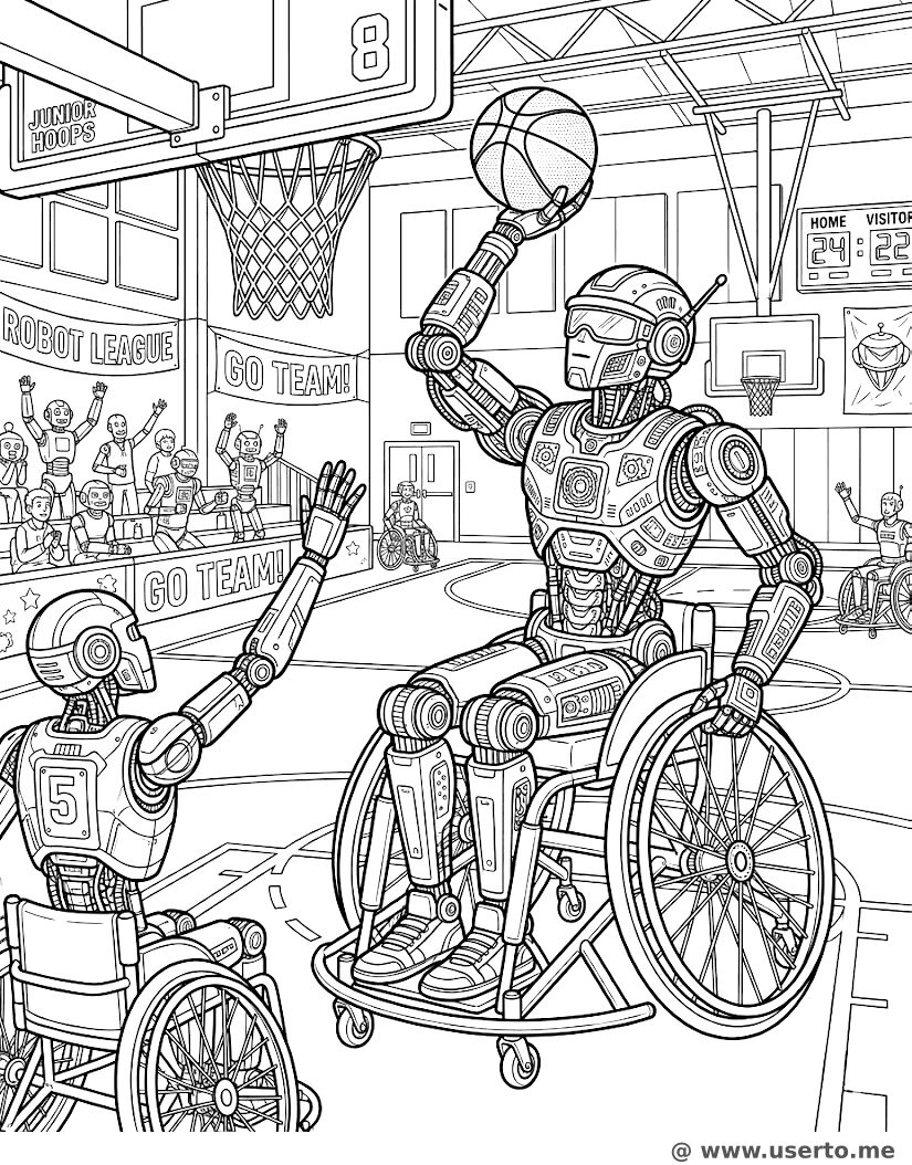 Os Sonhos de Basquete do Robô