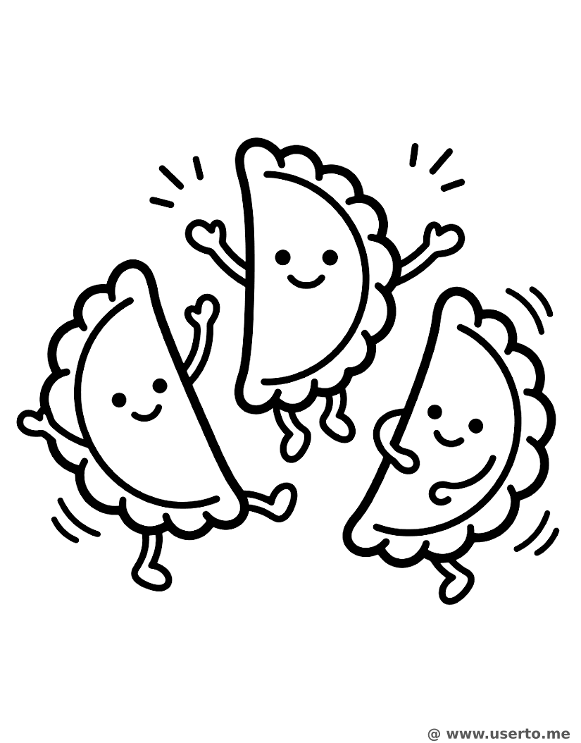 A Dança dos Pierogis Felizes