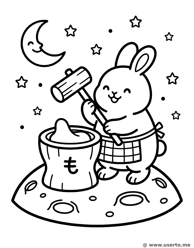 Mid-Autumn Moon Rabbit Baking