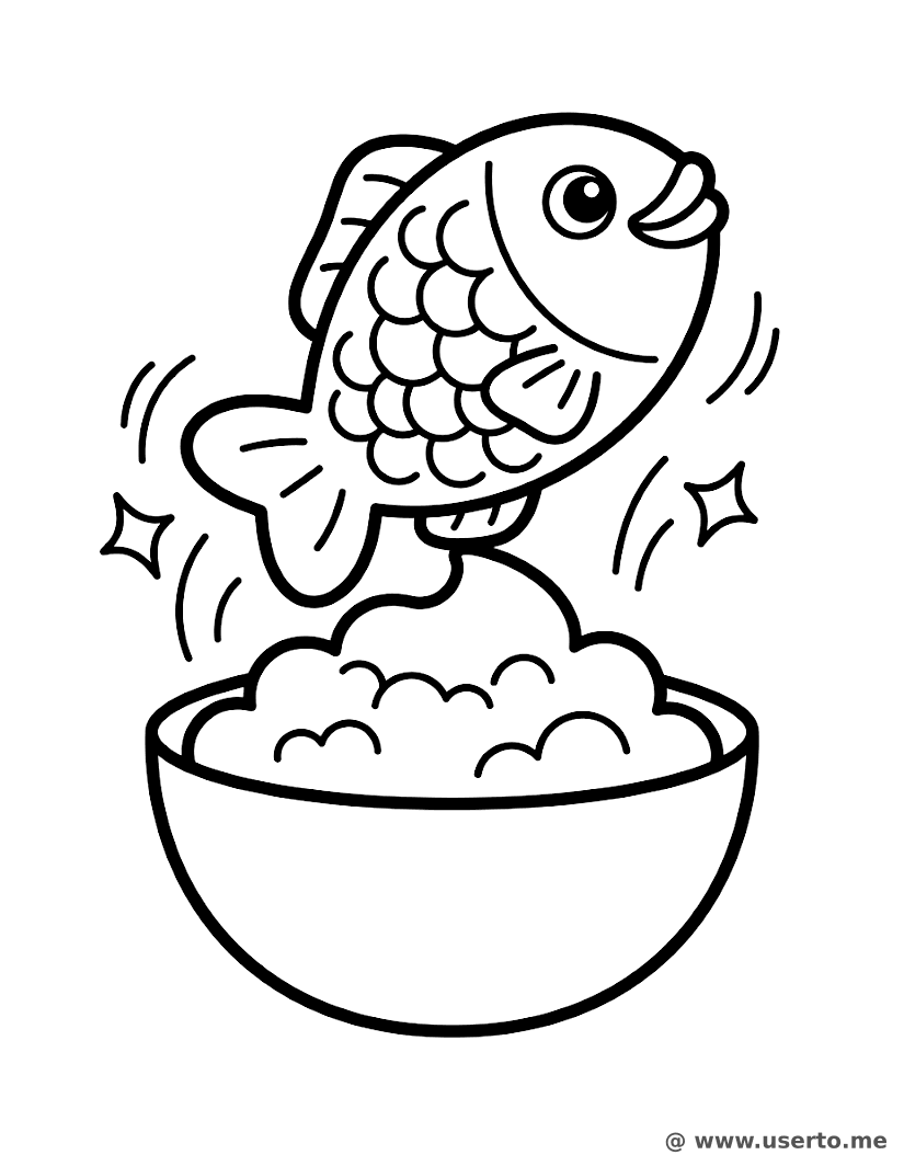 Taiyaki-Fisch-Platschen