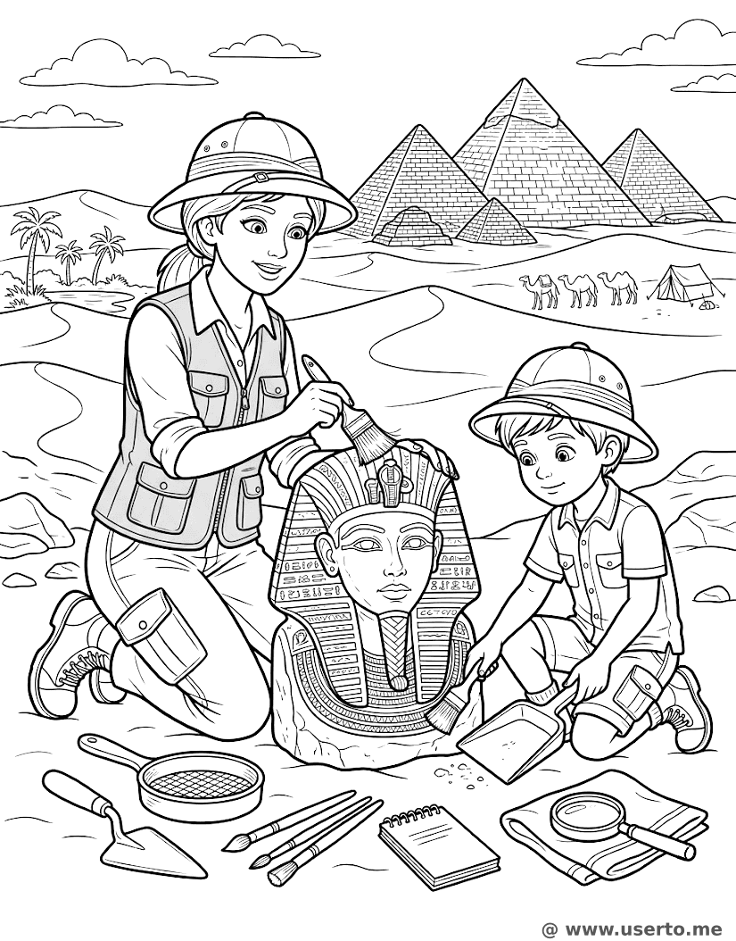사막 무덤의 발견