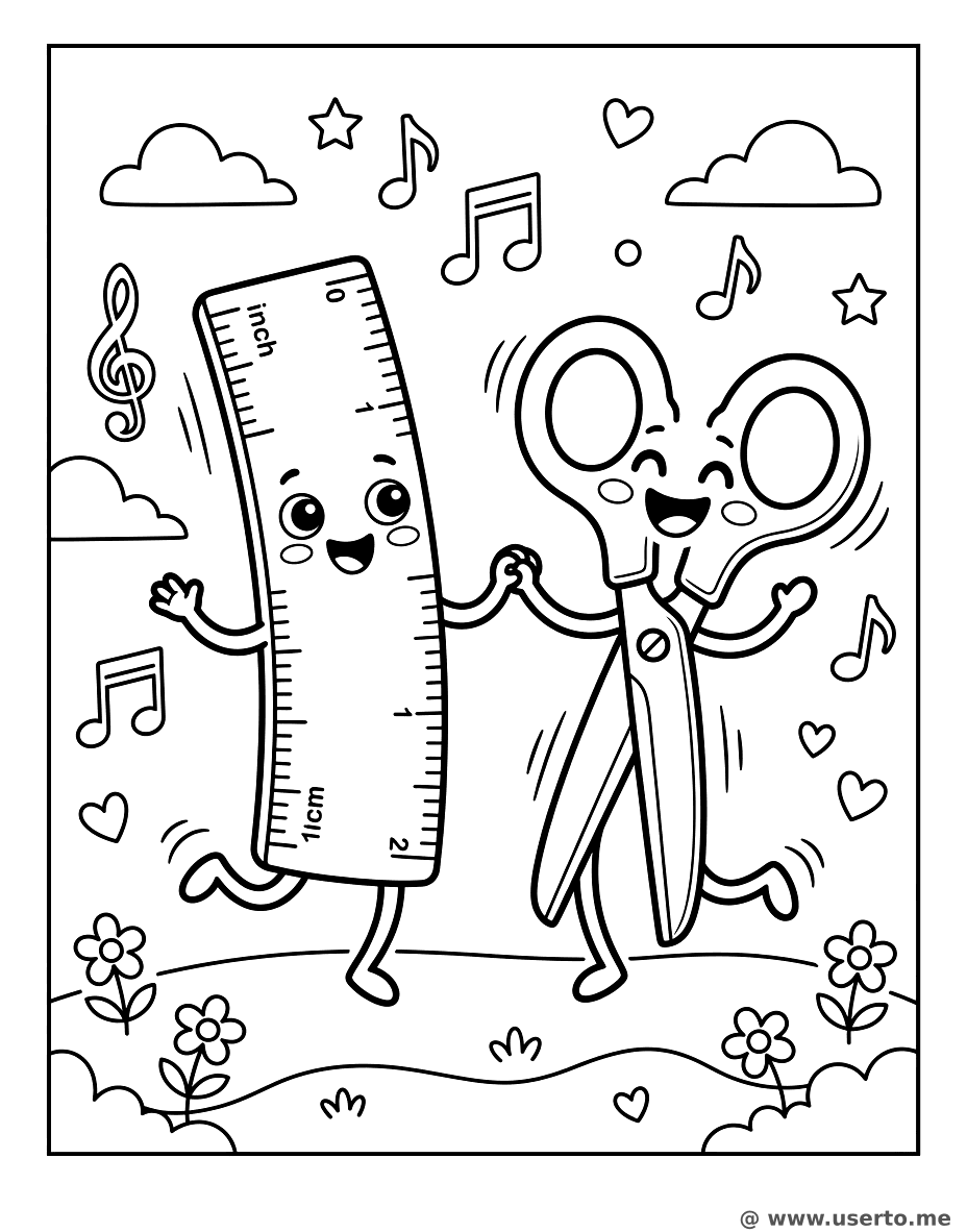 Dancing Ruler and Scissors