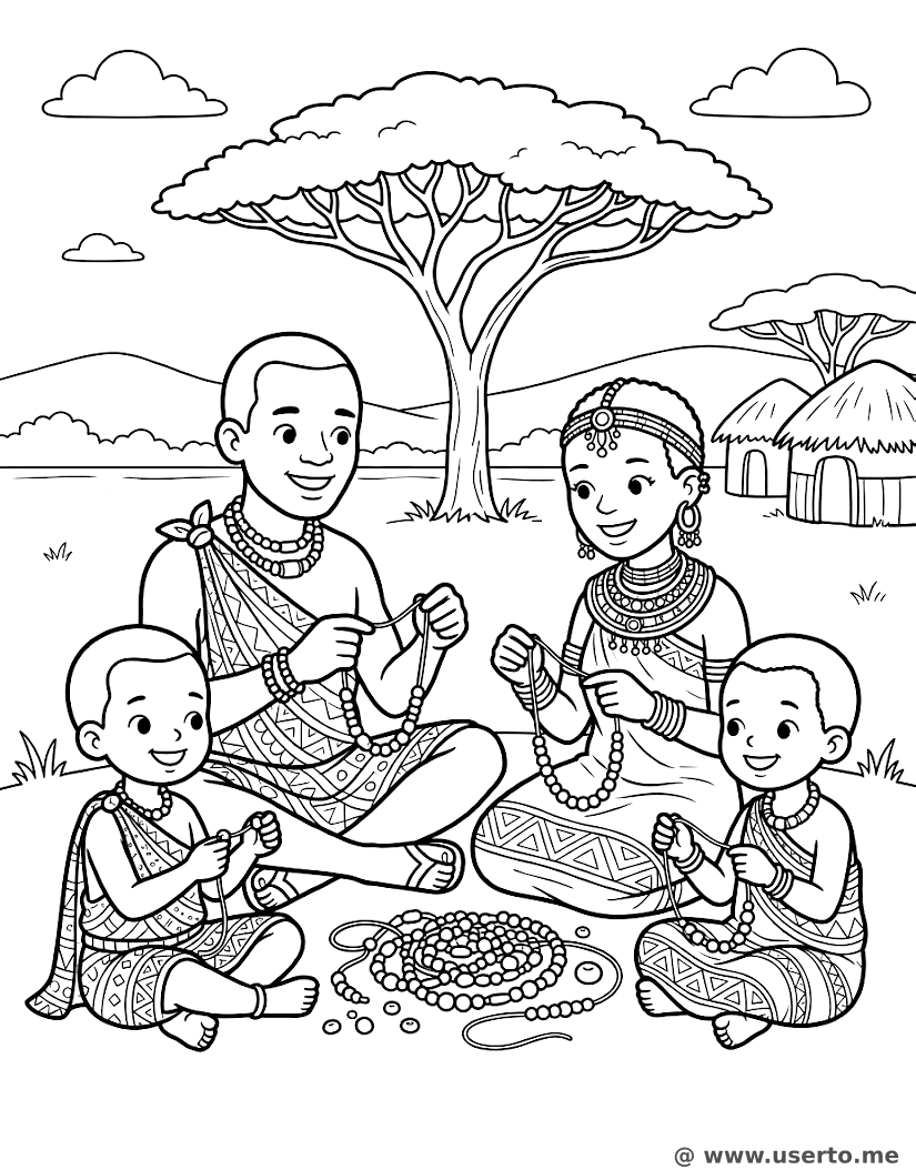 Círculo de Miçangas Maasai