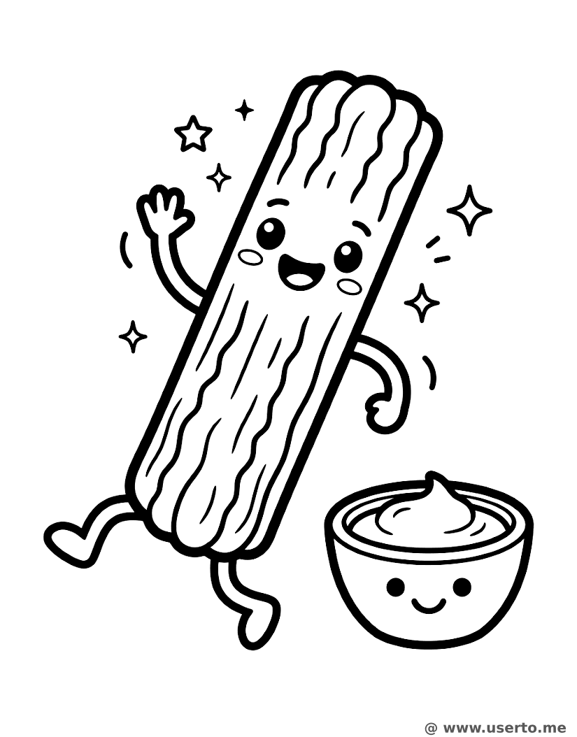 Tanzende Churro-Party