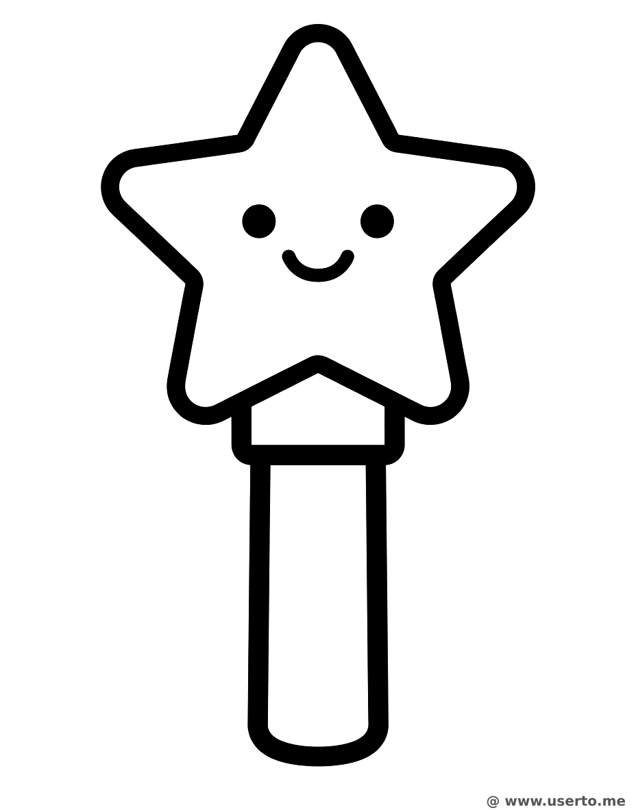 Sternen-Leuchtstab
