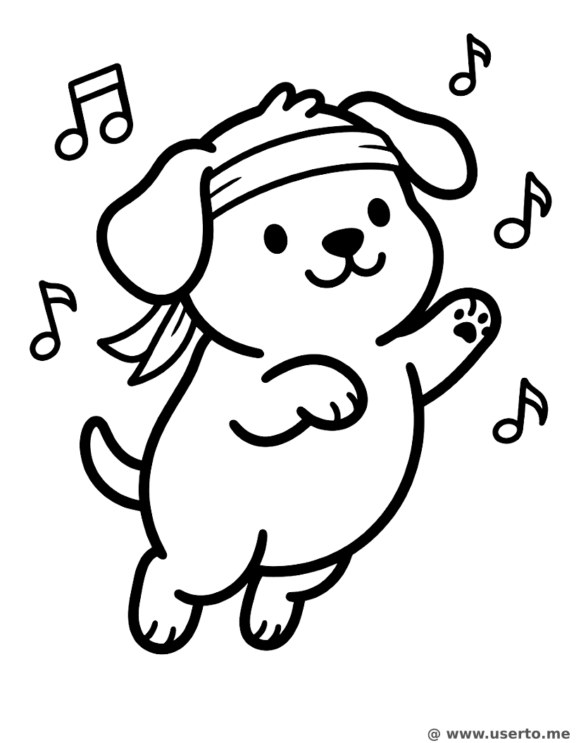 A primeira dança K-Pop do cachorrinho