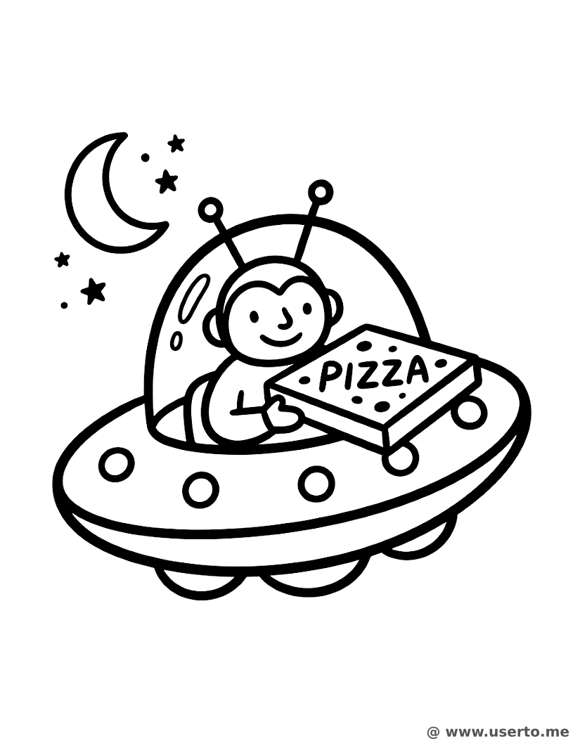 Die kosmische Pizzalieferung