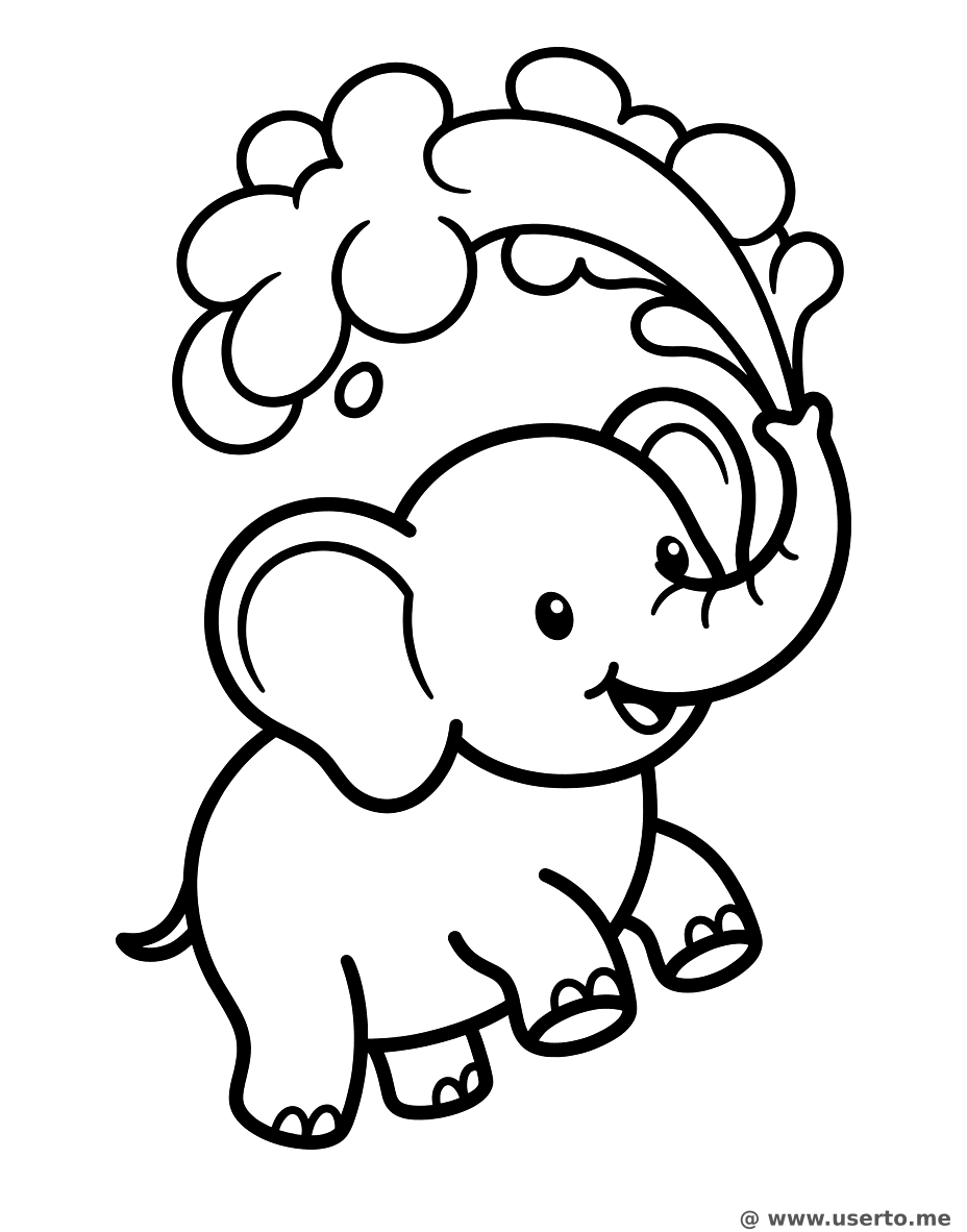 Bebé Elefante de Agua