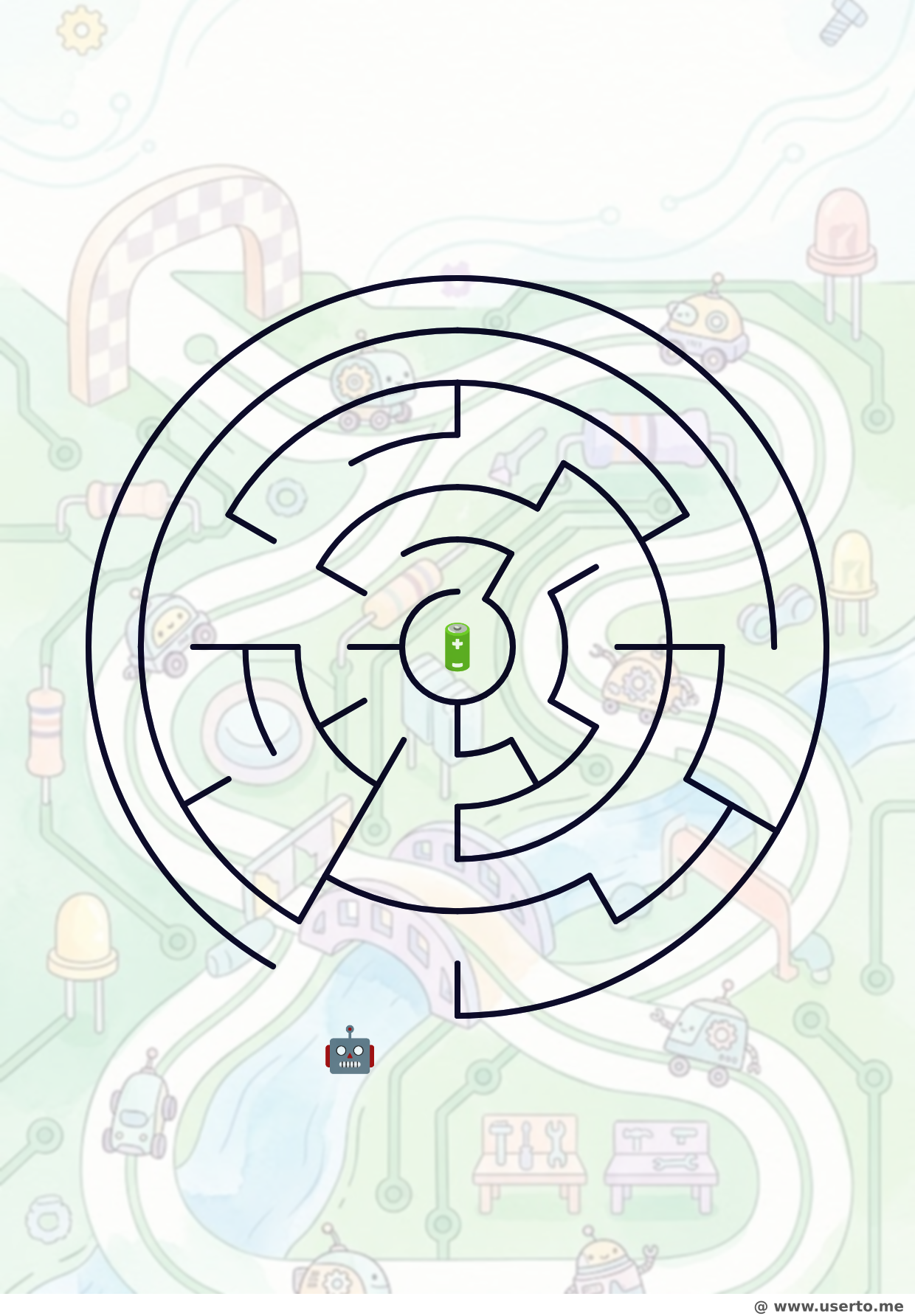 A Corrida de Circuitos do Micro-Robô