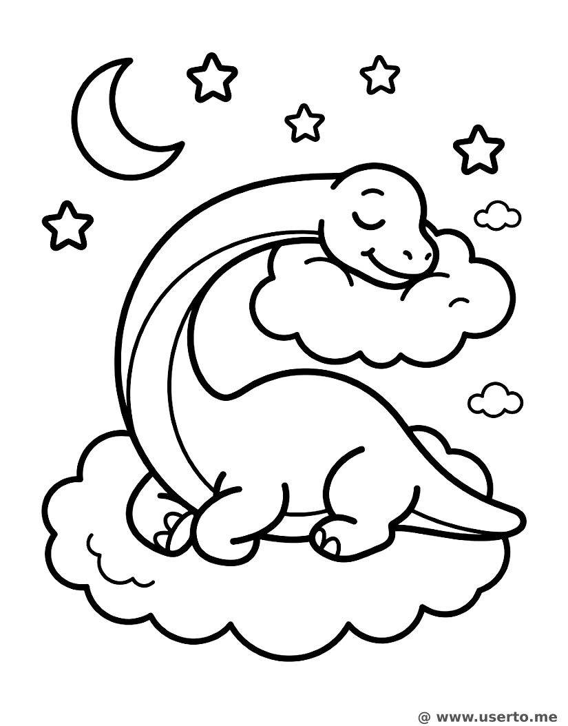 Braquiosaurio Dormilón en una Nube