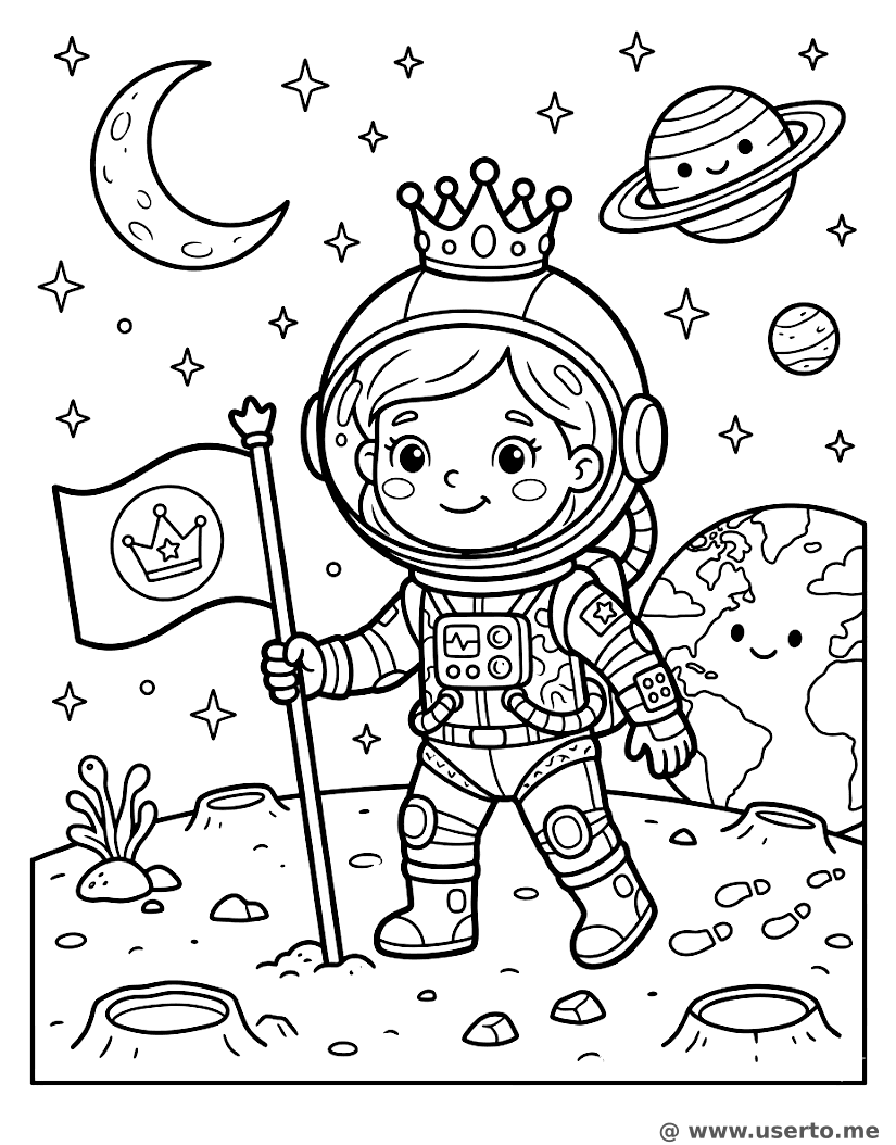 Galaktische Weltraumprinzessin