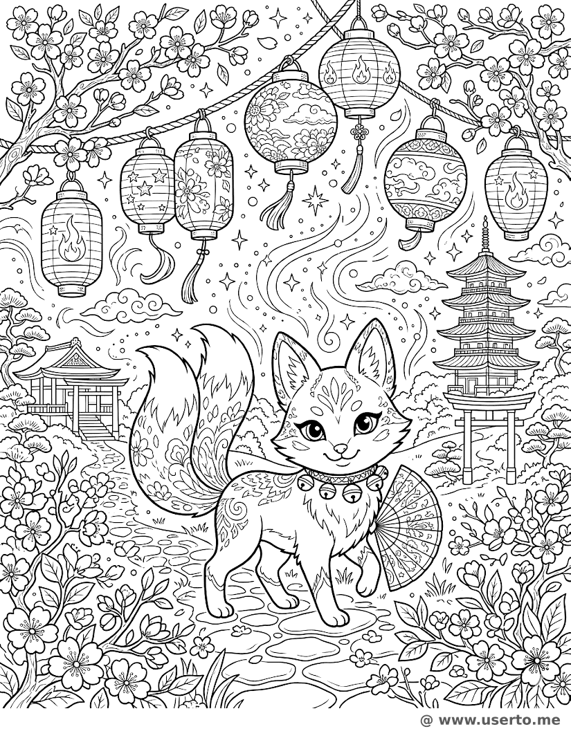 As Lanternas Mágicas da Kitsune