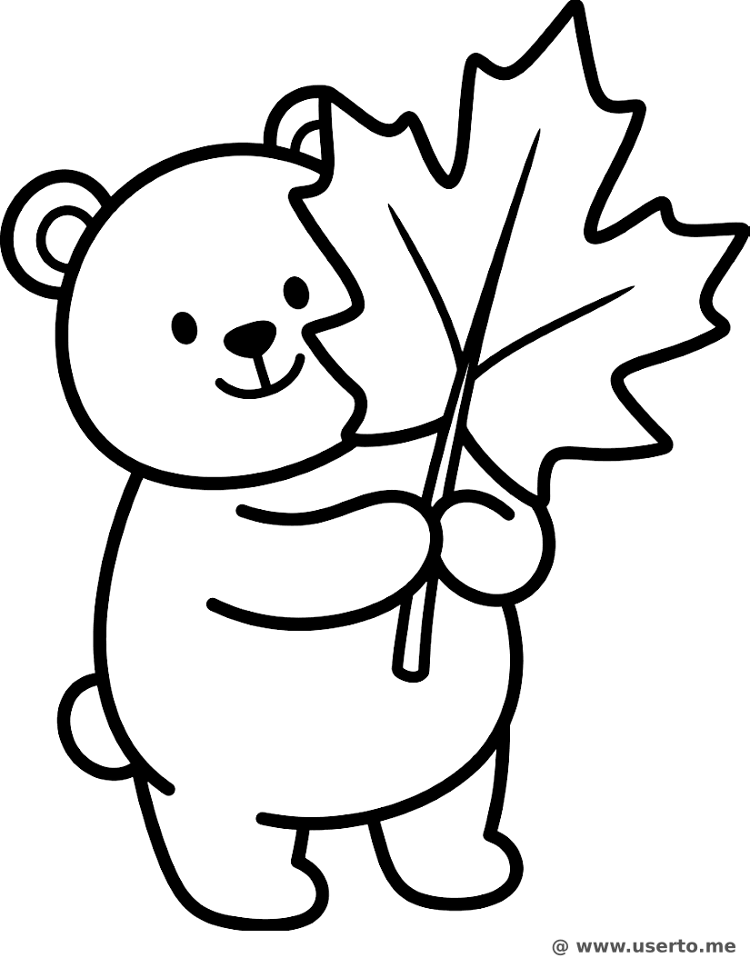El Osito y la Hoja de Otoño