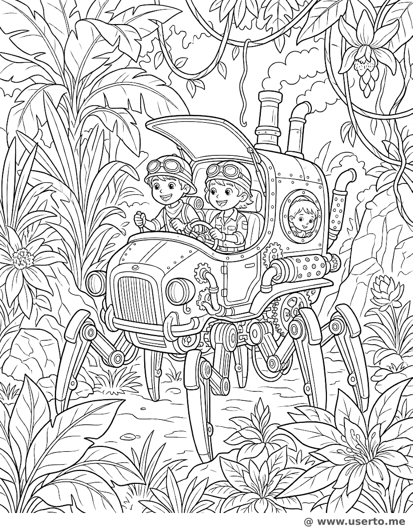 Steampunk Jungle Crawler