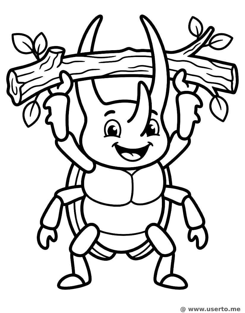 Hercules Beetle Weightlifter