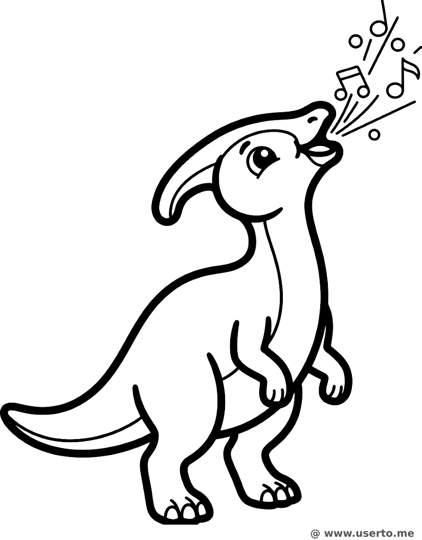 O concerto de trompete da crista do Parasaurolofo