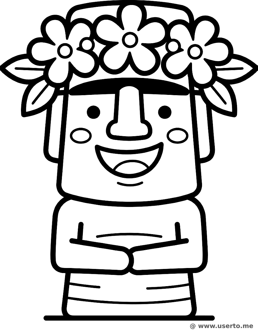 El alegre amigo Moái