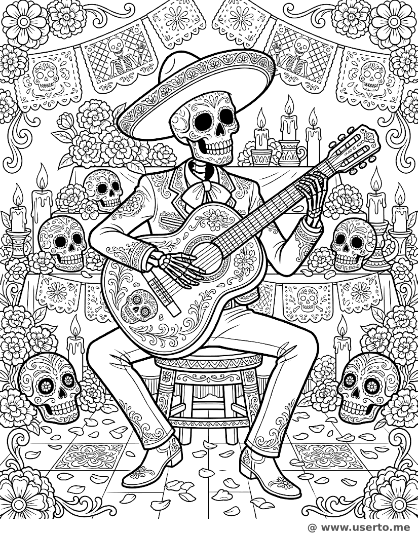 La Canción del Músico Calavera