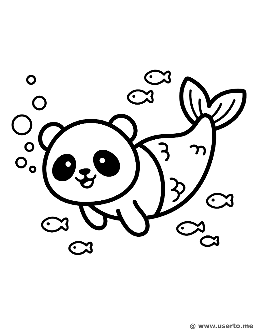 Panny the Panda Mermaid