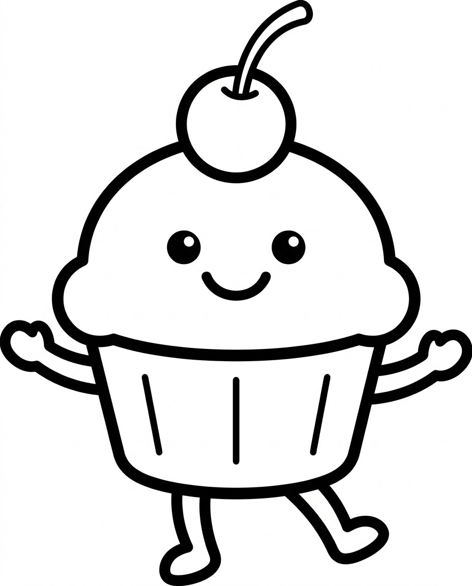 Dancing Cupcake