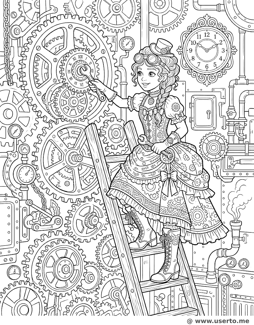 Princesa Mecânica Steampunk