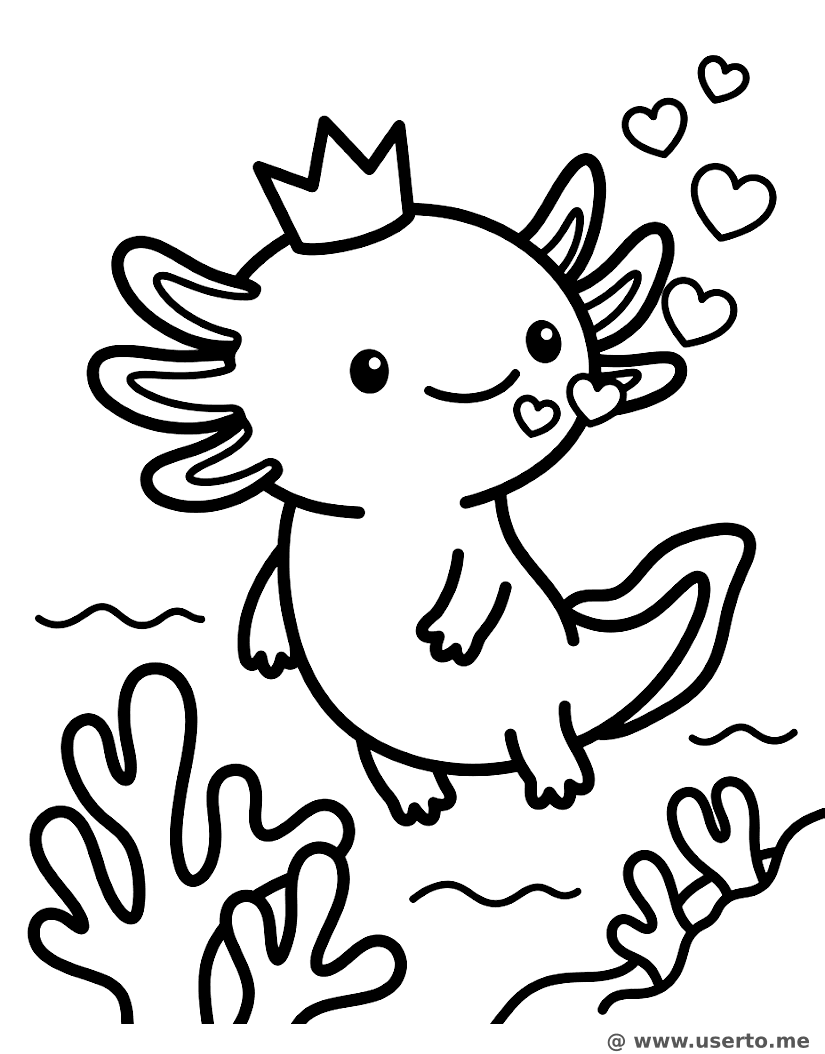 Bubbling Baby Axolotl