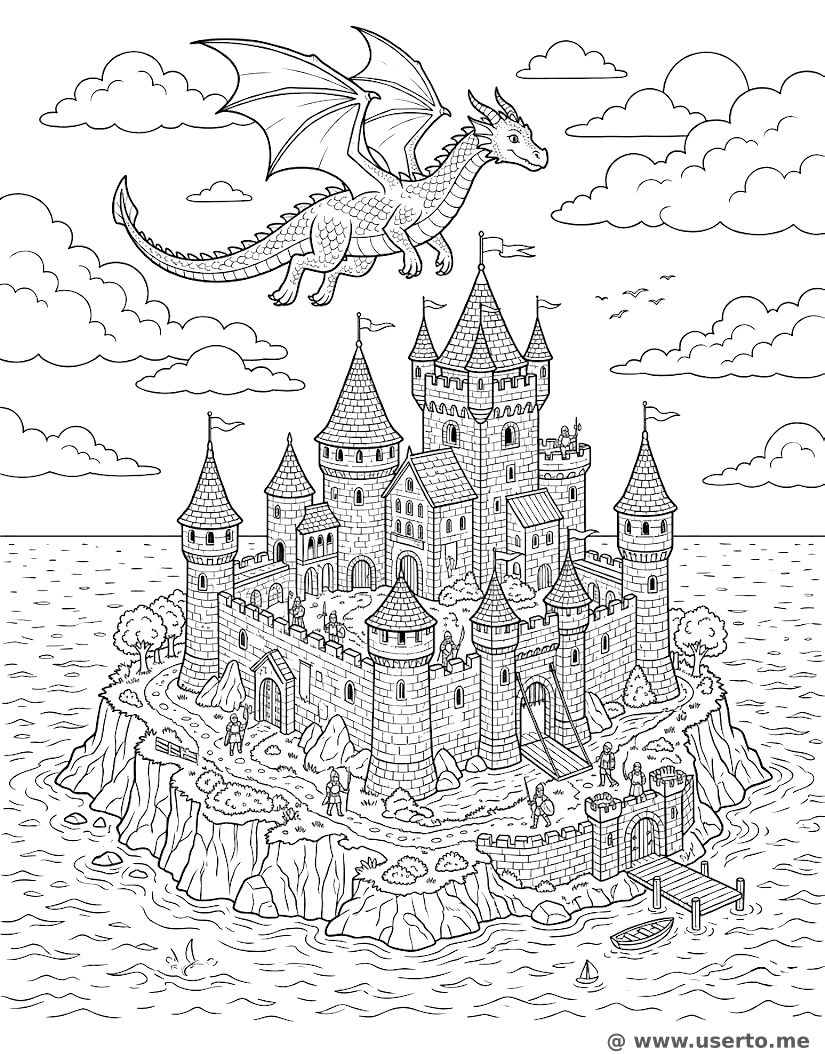 Dragon of the Island Abbey