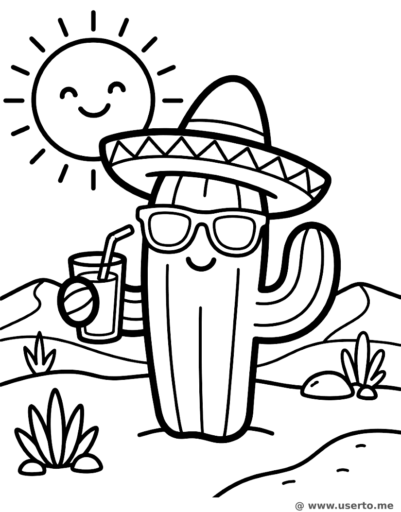 Sunny Cactus Siesta