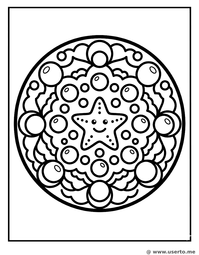 Mandala Giratória de Estrela-do-Mar