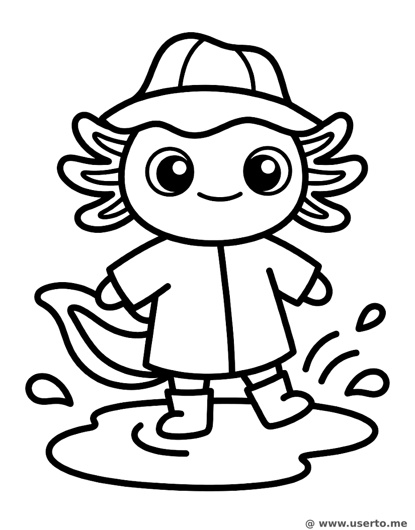 Rainy Day Axolotl