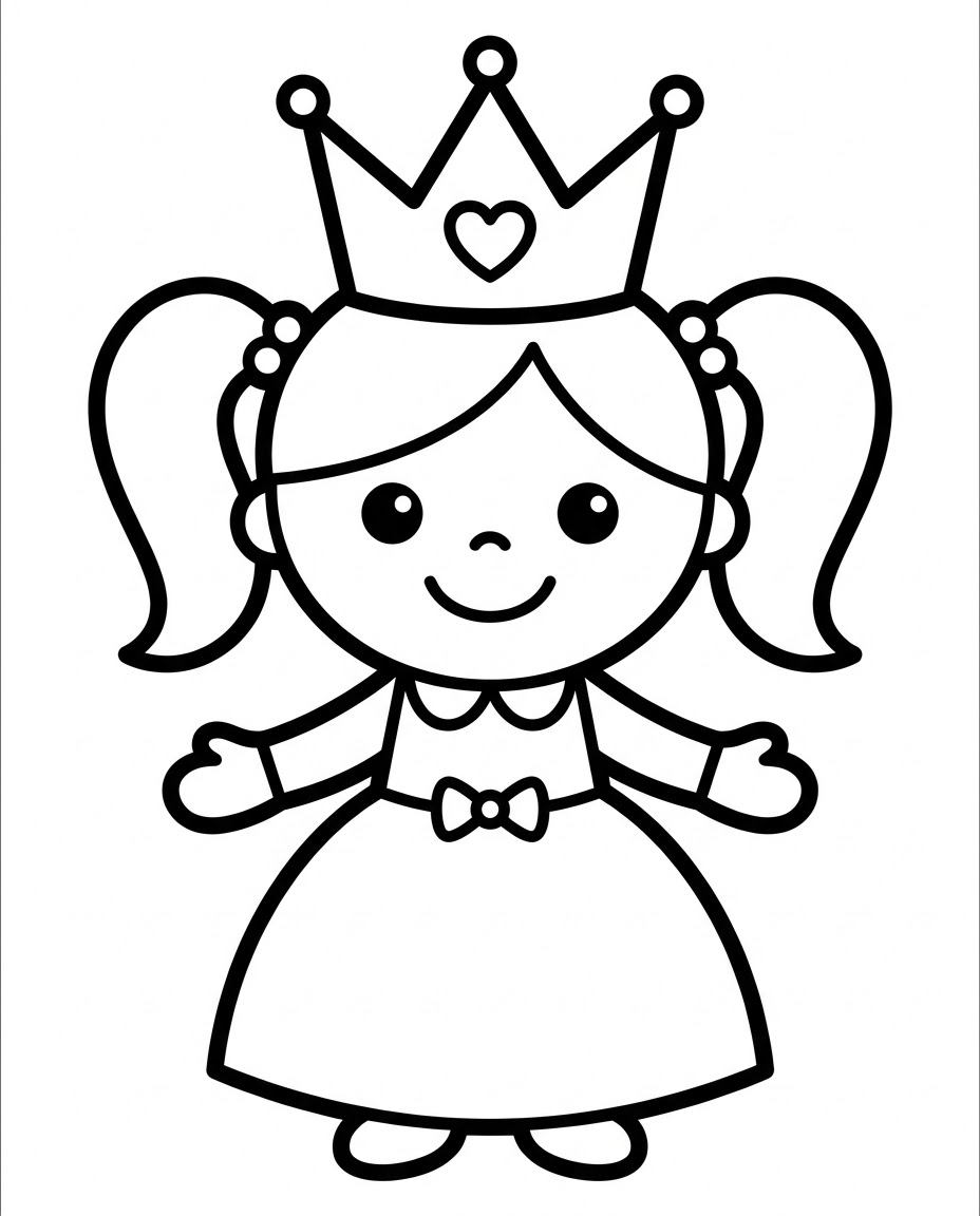 Little Princess with Crown