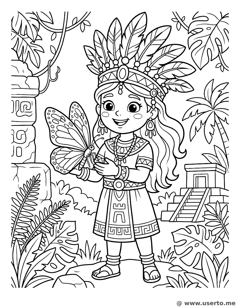 Princesa das Borboletas da Selva Maia