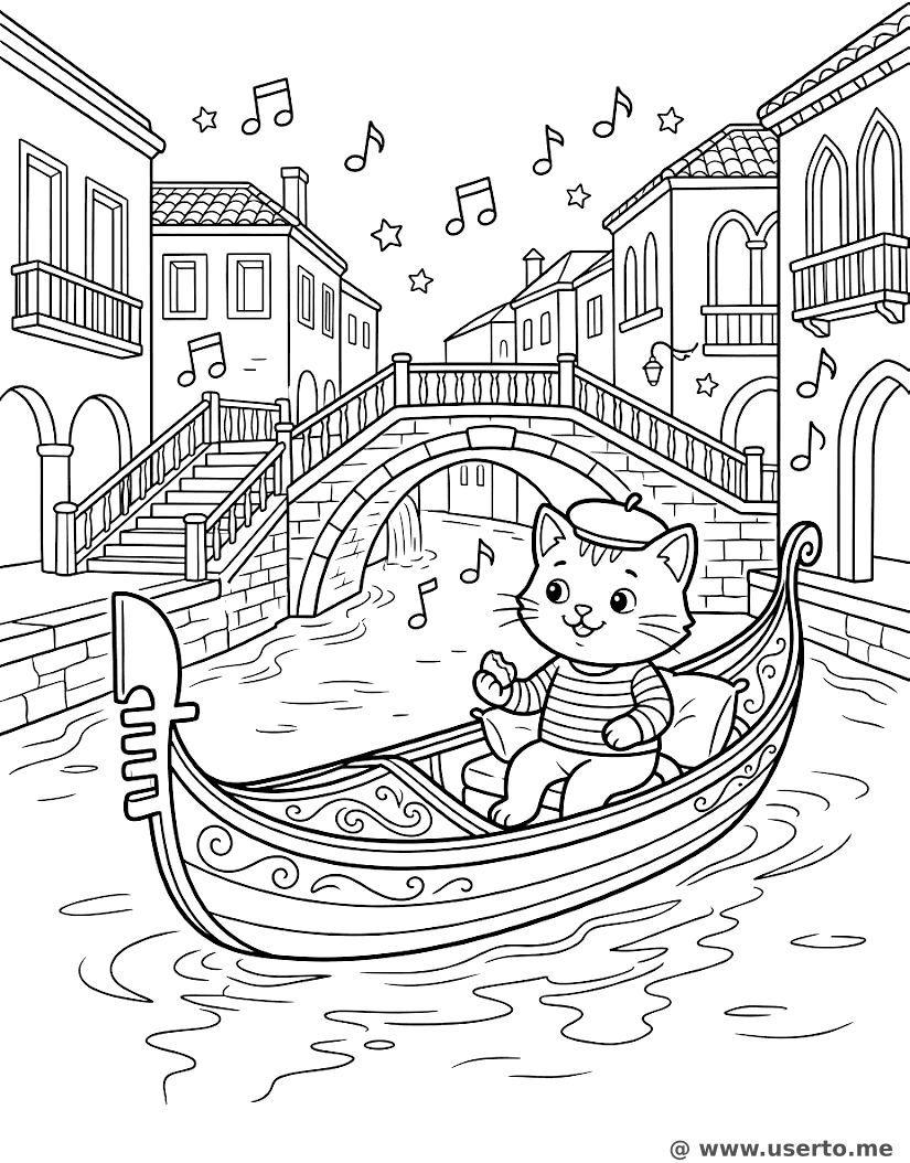 Der singende Gondoliere in Venedig