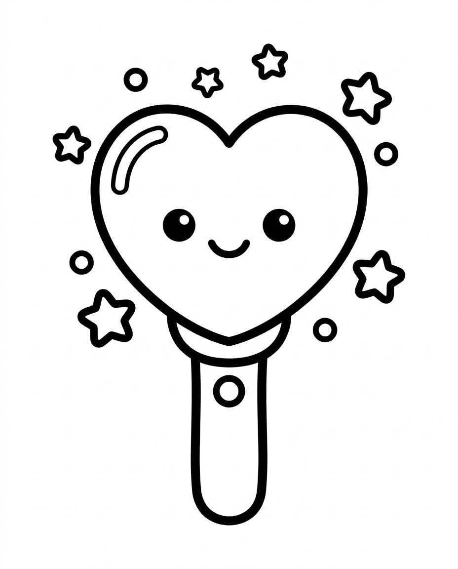 Lightstick de Corazón Brillante