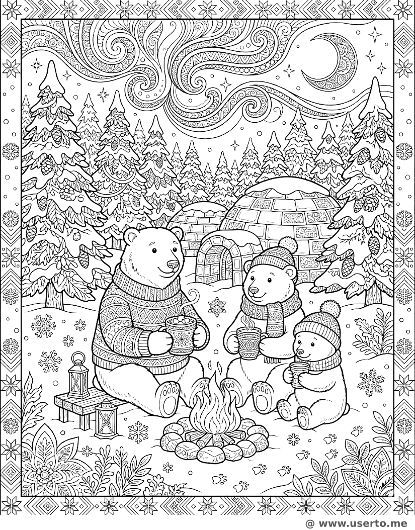 Der Polarlicht-Zauber der Winternacht